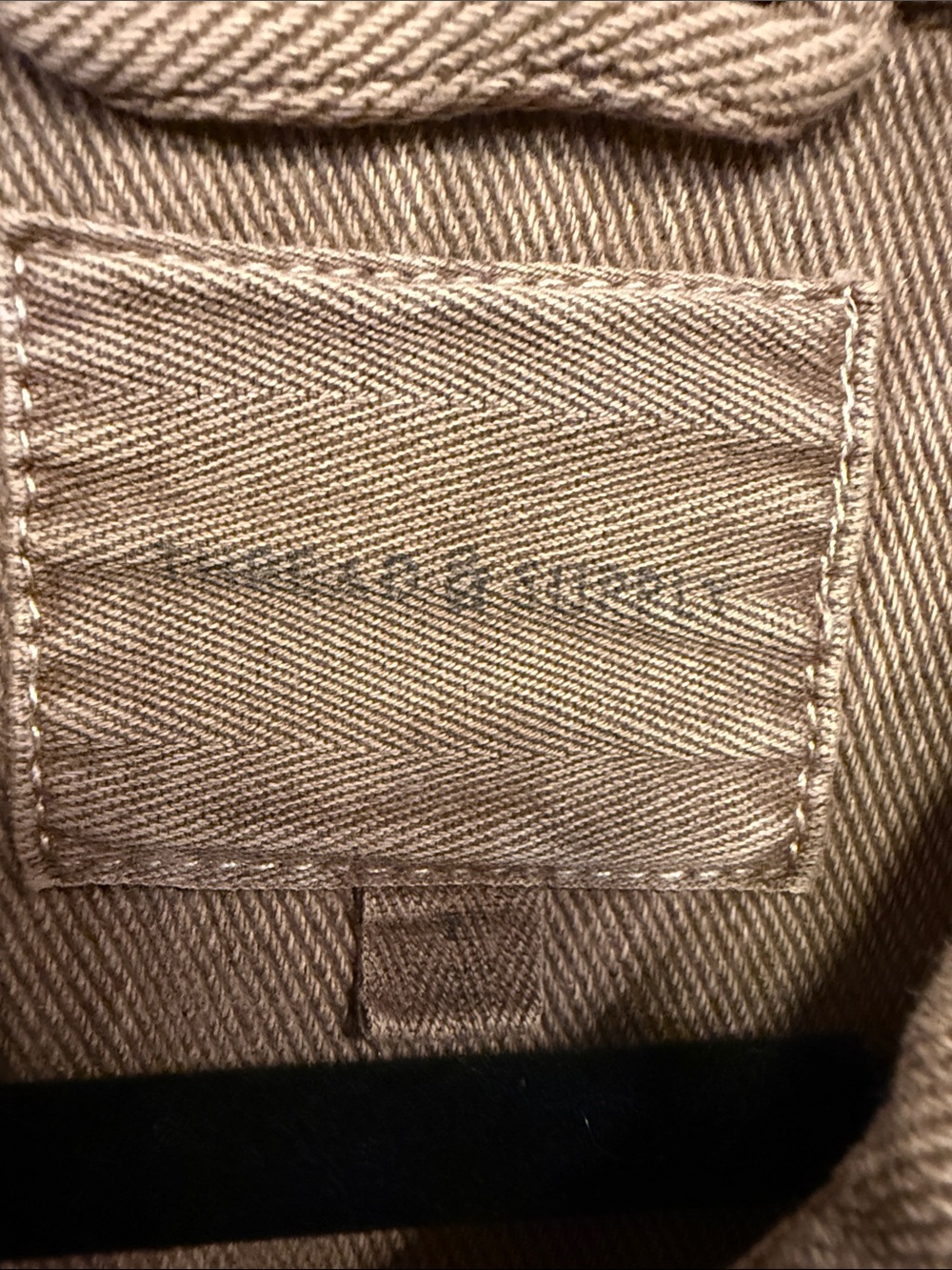 THREAD & SUPPLY Brown/Tan Denim pearl snap - Picture 6 of 7